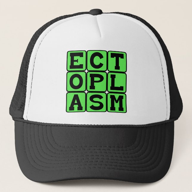 Casquette Ectoplasme, Slime de fantôme (Devant)