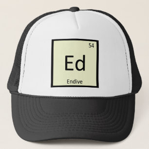 Casquette Ed - Endive Lettuce Chemistry Periodic Table