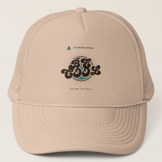 Casquette "Edgy Bold Typography - High Impact Design" (Devant)