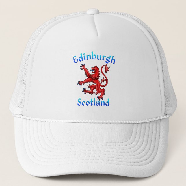 Casquette Edinburgh Scotland Lion Rampant Scottish Flag (Devant)