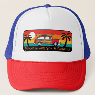 Casquette Edisto Island, SC Surf Woody Trucker Chapeau