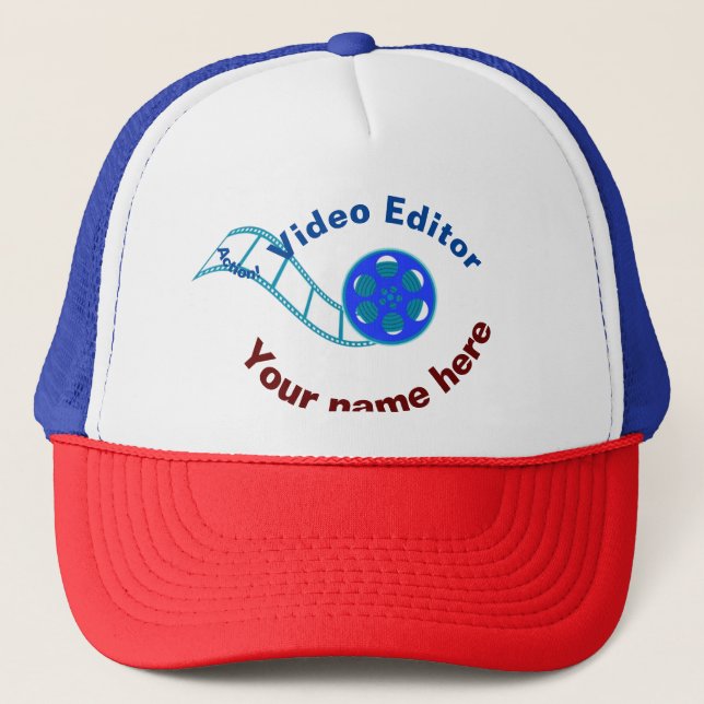 Casquette Éditeur vidéo (Devant)