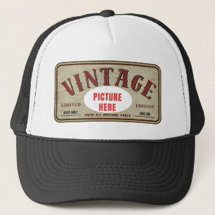 CASQUETTE ÉDITION LIMITÉE VINTAGE PERSONNALISÉE PHOTO