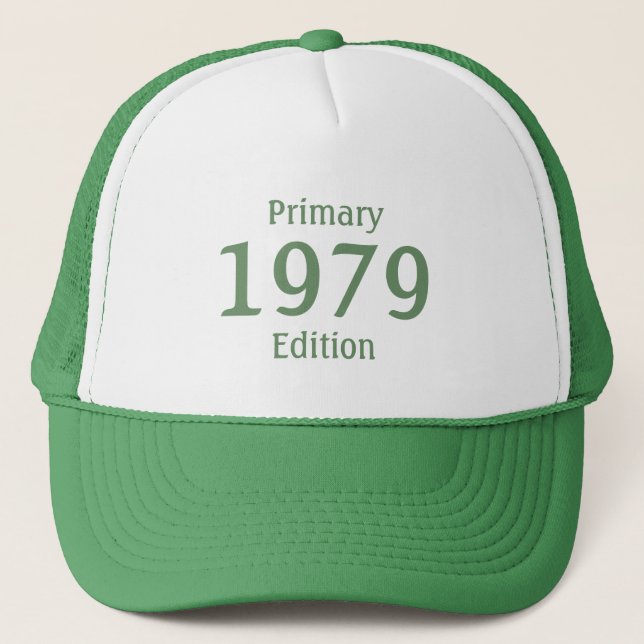 Casquette Édition primaire 1979 (en vert pin) (Devant)