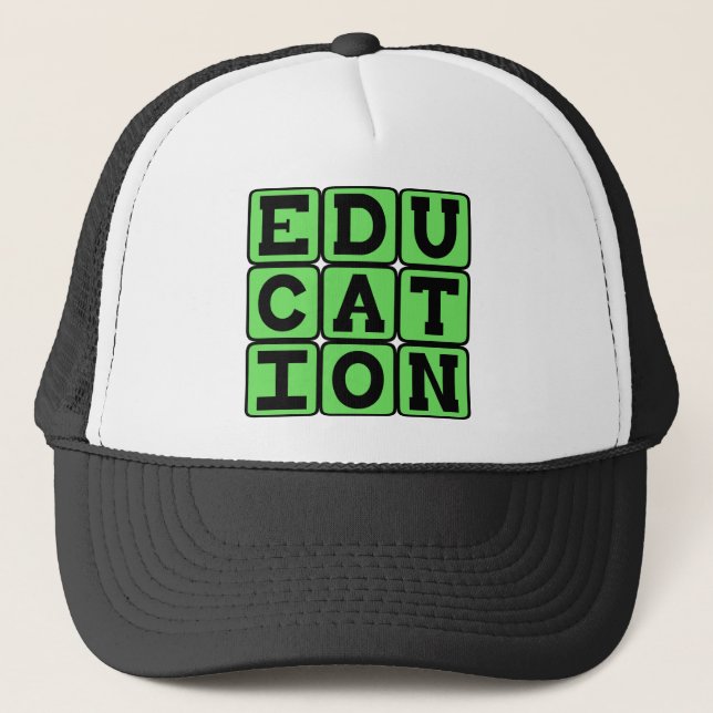 Casquette Éducation, la science de l'apprentissage (Devant)