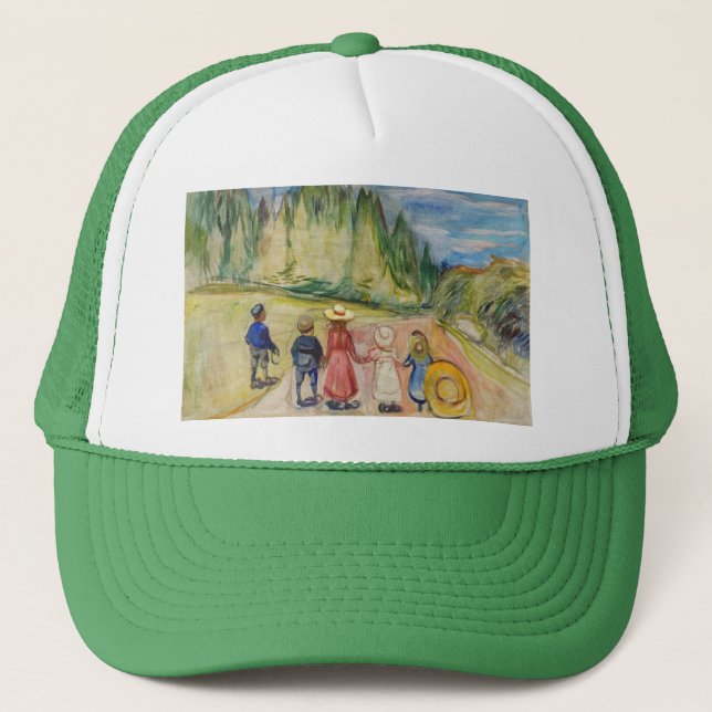 Casquette Edvard Munch - La forêt Fairytale (Devant)