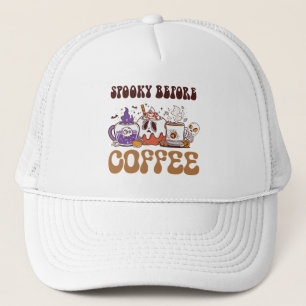 Casquette Éffrayant Avant Café