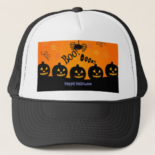Casquette Éffrayant Halloween Citrouilles Jack-o-Lanterns