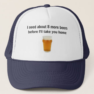 casquette effronté de buveurs de bière