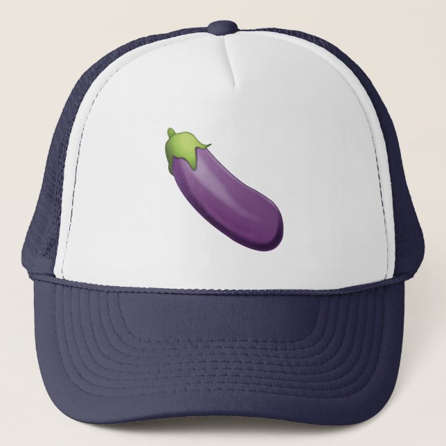 Casquette Eggplant - Emoji (Devant)