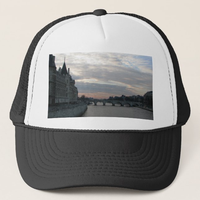 Casquette élégant avec beau coucher de soleil à Pa (Devant)