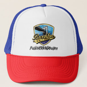 Casquette Elegant Brooklyn Shield et Swoosh Design Trucker