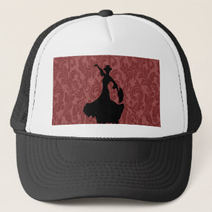 Casquette Élégant chic fille damassé danseuse flamenco