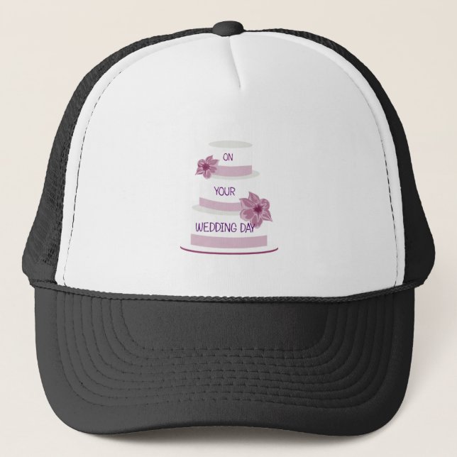 Casquette Élégant gâteau de mariage (Devant)
