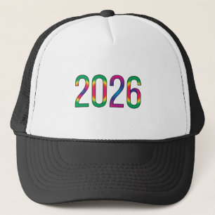 Casquette élégante imprimée année 2026 colorée