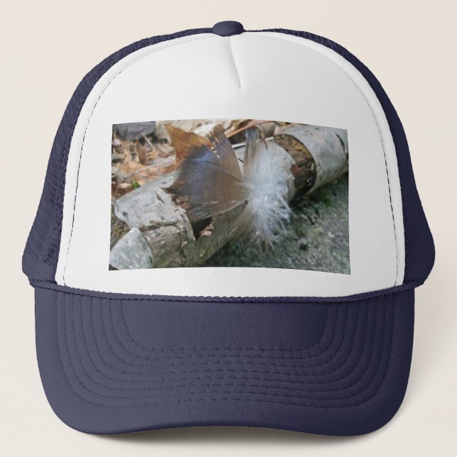 Casquette Éléments de coordination de la plume de vautour de (Devant)