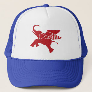 Casquette Éléphant à ailes rouges