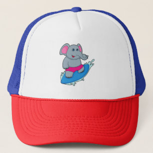 Casquette Elephant as surfer avec surf