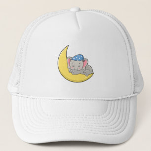 Casquette Eléphant au coucher avec masque de couchage