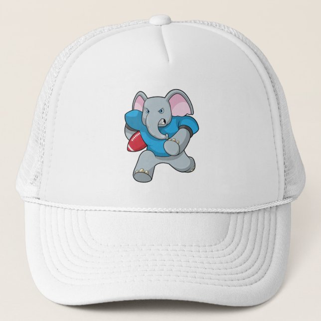 Casquette Elephant au football avec équipement (Devant)