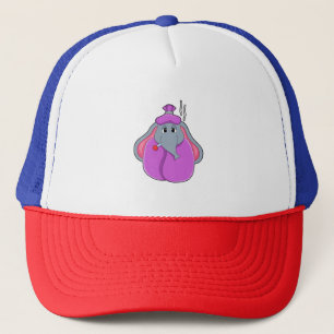 Casquette Eléphant avec thermomètre à fièvre