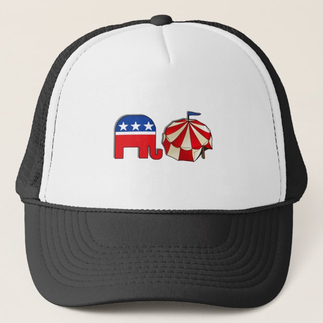 Casquette Eléphant de cirque républicain (Devant)