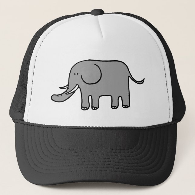 Casquette Éléphant drôle (Devant)