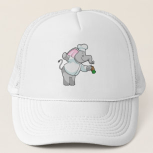 Casquette Elephant en chef avec shaker de sel