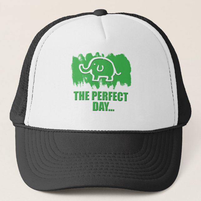 Casquette éléphant mignon (Devant)