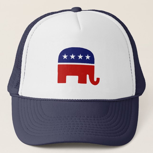 Casquette Éléphant républicain de l'éléphant/GOP (Devant)