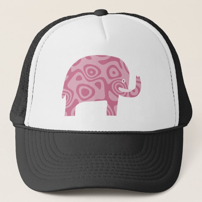Casquette Eléphant rose (Devant)