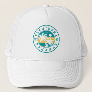 Casquette Eleuthera Island Bahamas Palm Tree Souvenirs