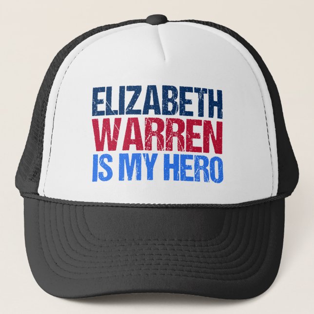 Casquette Elizabeth Warren est mon héros (Devant)