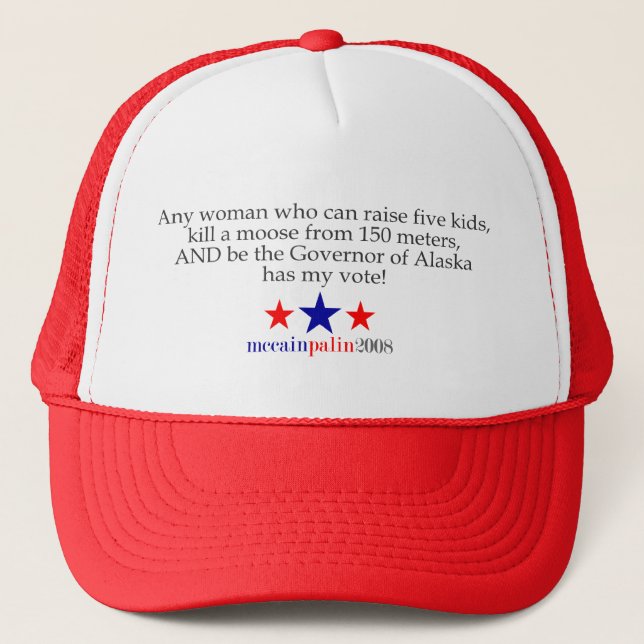 Casquette Elle a mon vote ! (Devant)