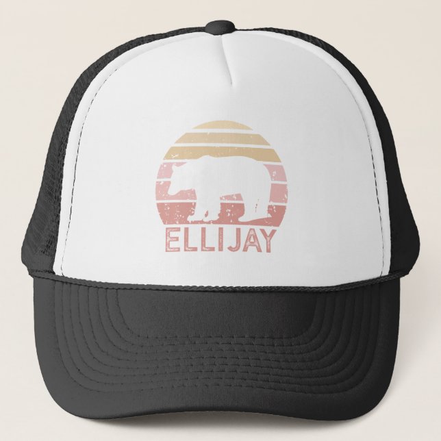 Casquette Ellijay Ours Rétro Géorgie (Devant)