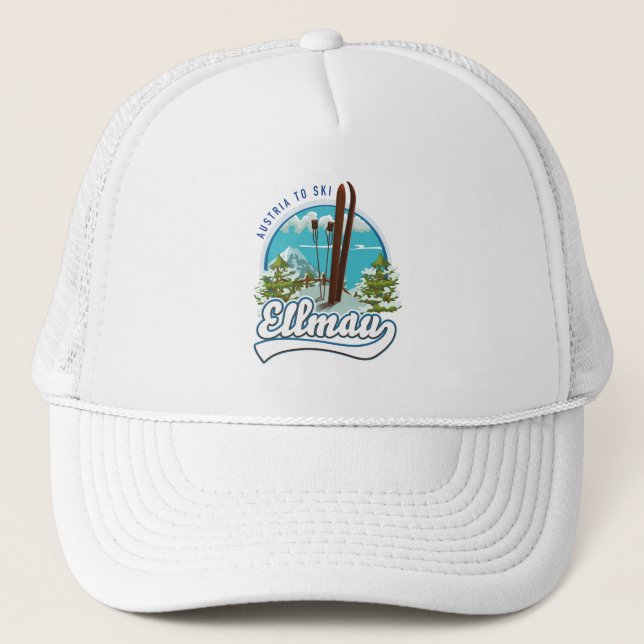 Casquette Ellmau Autriche pour skier logo (Devant)
