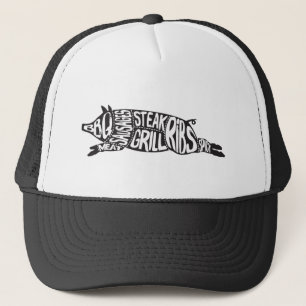 Casquette Éloge vintage le porc drôle de saindoux