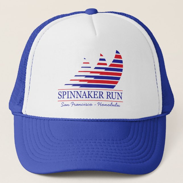 Casquette Emballant le _Spinnaker de rayures Run_SF - (Devant)