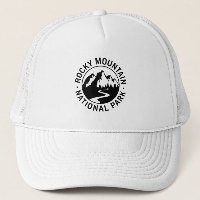 Casquette Emblem du parc national des Rocheuses (Devant)