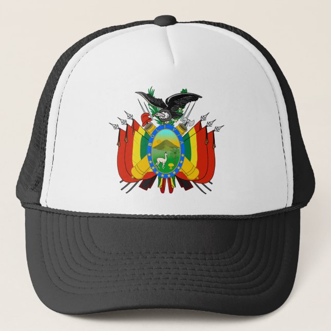 Casquette emblème de la Bolivie (Devant)