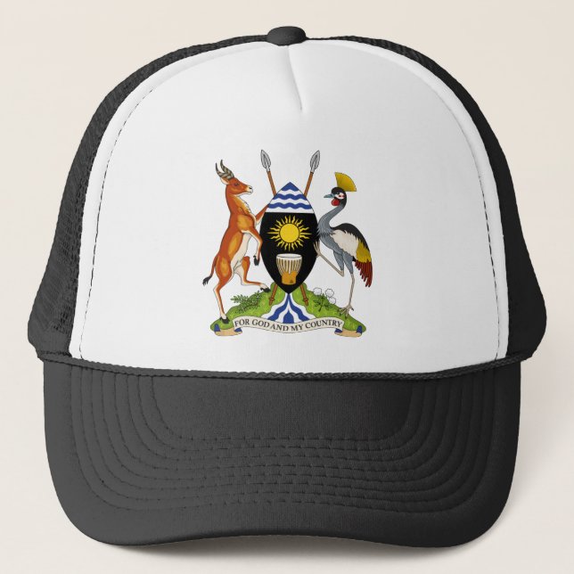 Casquette emblème de l'ouganda (Devant)