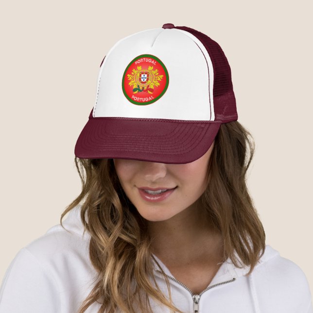 Casquette Emblème du patrimoine portugais (En situation)