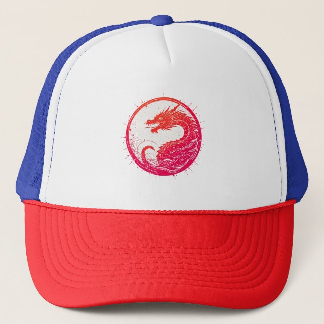 Casquette Emblème du Serpent Crimson (Devant)