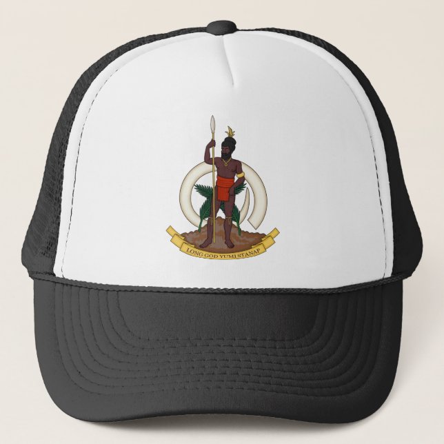 Casquette emblème du vanuatu (Devant)