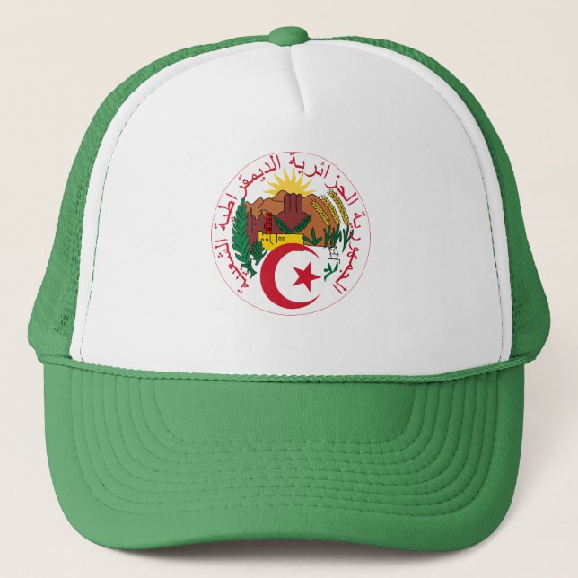 Casquette Emblème national algérien (Devant)