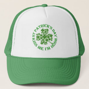 Casquette Embrasse-moi Je suis la Saint Patrick irlandaise