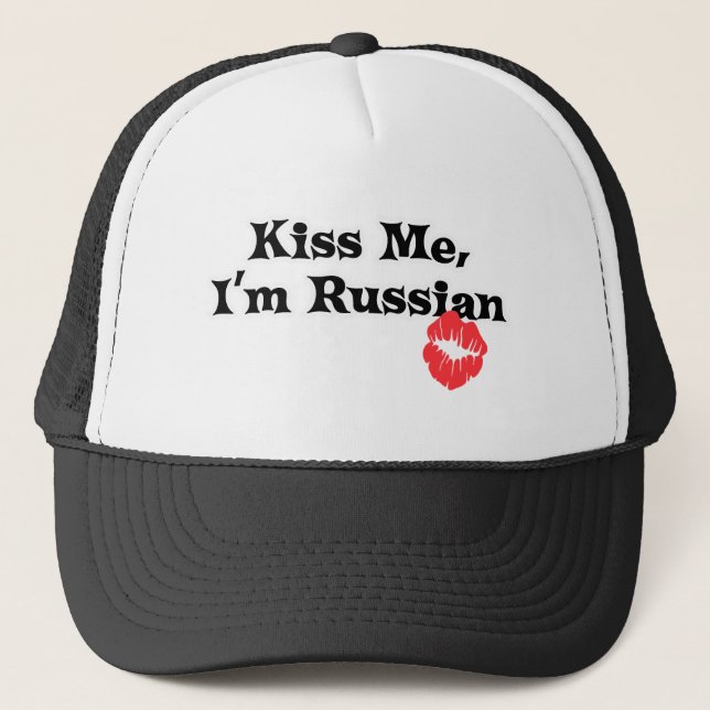 Casquette Embrassez-moi I&apos ; Russe de m (Devant)