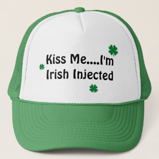 Casquette Embrassez-moi….Je suis Irlandais injecté