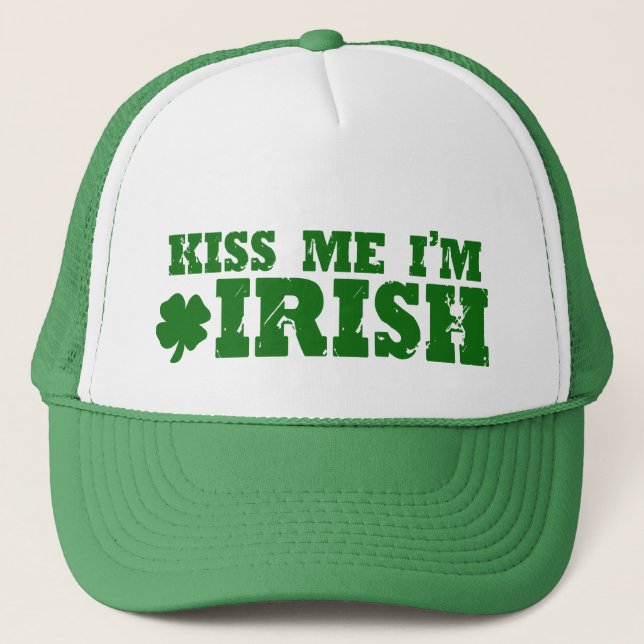 Casquette Embrassez-moi l'Irlandais Im (Devant)