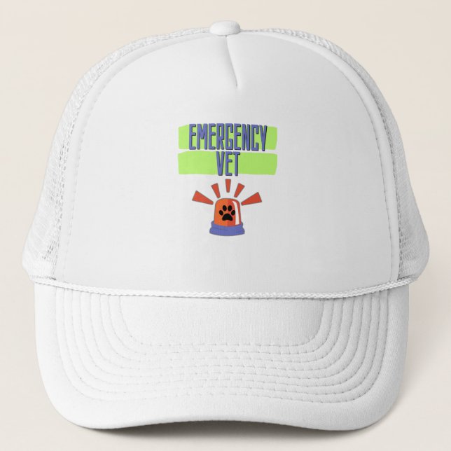 Casquette Emergency Vet – Veterinary Emergency Design (Devant)